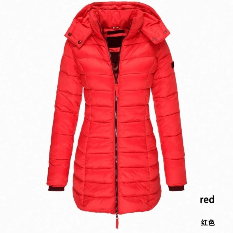 Jacket Manufacturer - Cotton Padded Long Slim Body Puffer Coat
