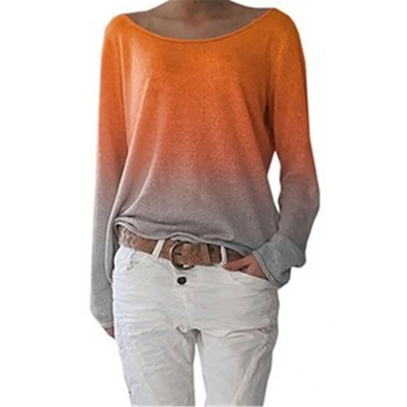 T-Shirt Manufacturer - Long Sleeve Crew Neck Knitted Cotton