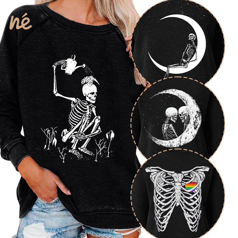 Kids Sweatshirt - Manufacturer - Boys Winter Crew Neck Halloween Clown Character Print