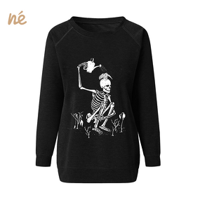 Kids Sweatshirt - Manufacturer - Boys Winter Crew Neck Halloween Clown Character Print