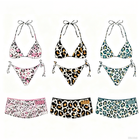 Bikini Swimsuit - Manufacturer - Luxury Sexy Streak Long String Halter Lace-Up Tank Bra