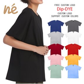 T-Shirt - Manufacturer - NE Custom Embroidered O-Neck Cotton Oversize Unisex Breathable Plus
