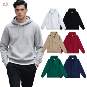 Men's Hoodie - Manufacturer - 100% Cotton Solid Autumn Custom Blank Pullover Digital Print
