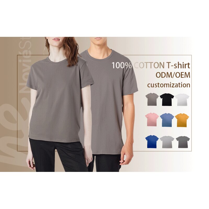 Men's T-Shirt - Manufacturer - Unisex 100% Cotton Heavy Knitted Loose Vintage Washed Casual