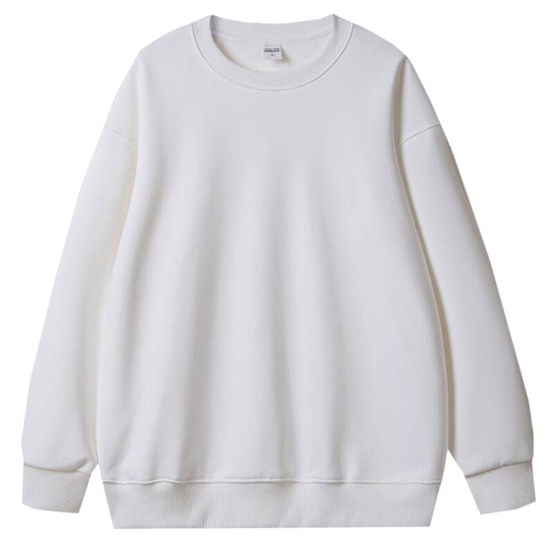 Sweatshirt - Manufacturer - 350G 100% Cotton Silver Fox Wool Lined Crewneck Blank Custom