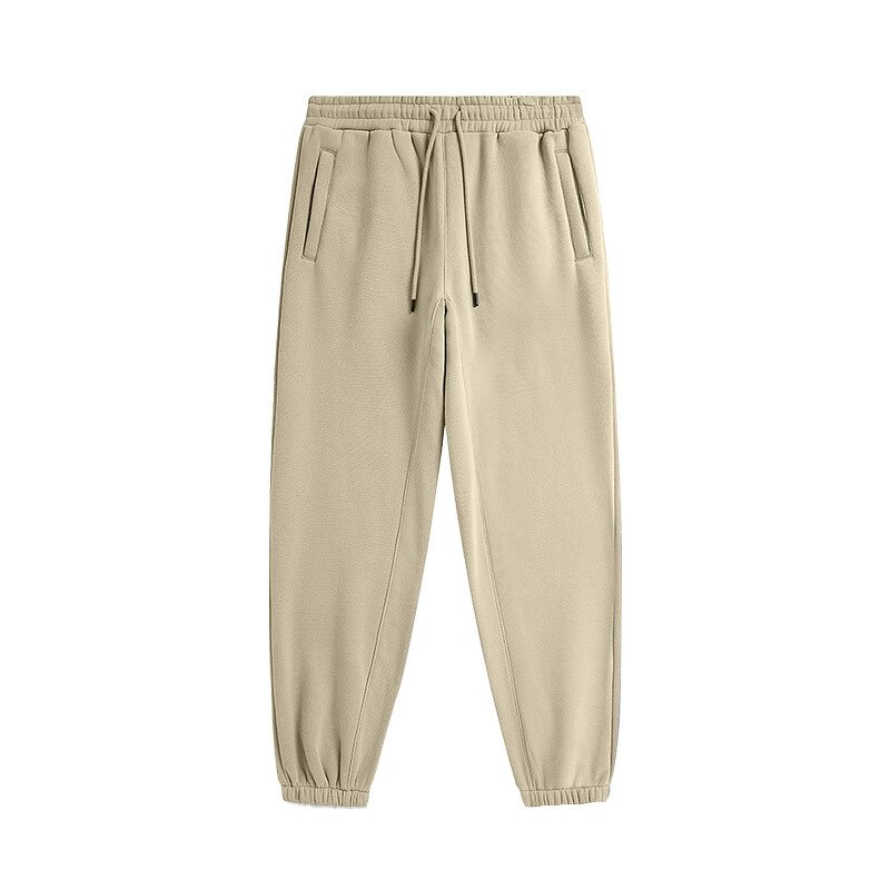 Men's Sweatpants - Manufacturer - 2024 400G 100% Cotton Terry Solid Basic Sports Short Autumn