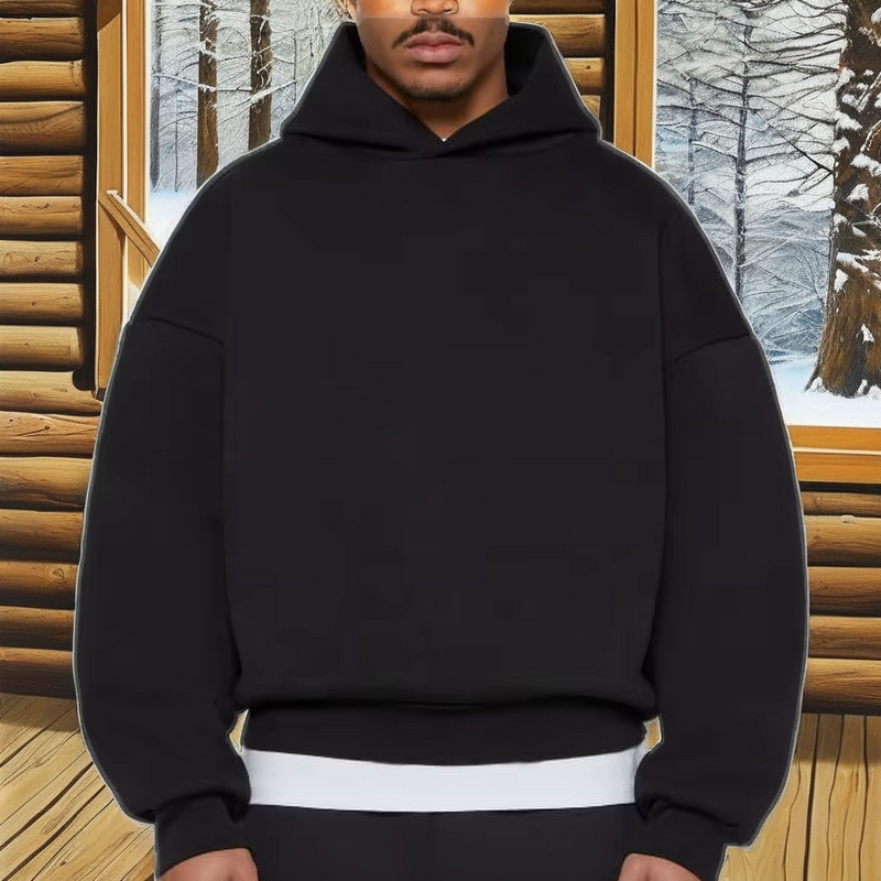 Men's Hoodie - Manufacturer - 280G 100% Cotton Custom Oversized Heavyweight Pullover Autumn