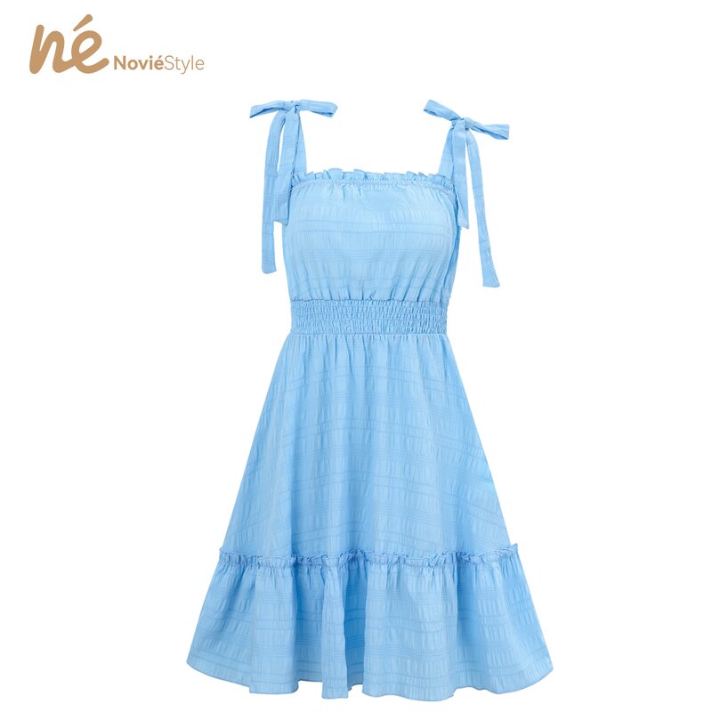 Women's Midi Dress - Manufacturer - A-Line Woven Natural Waist Eco Comfort Versatile