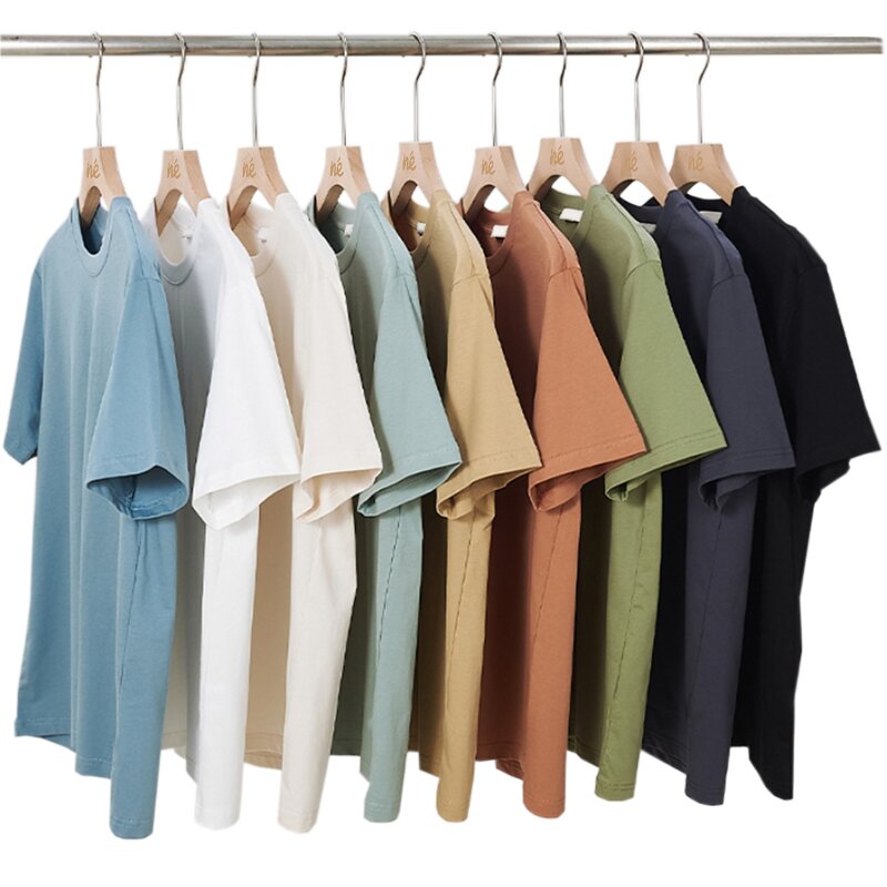 Men's T-Shirt - Manufacturer - NE OEM 260G 100% Cotton Custom Logo Oversized Vintage Casual