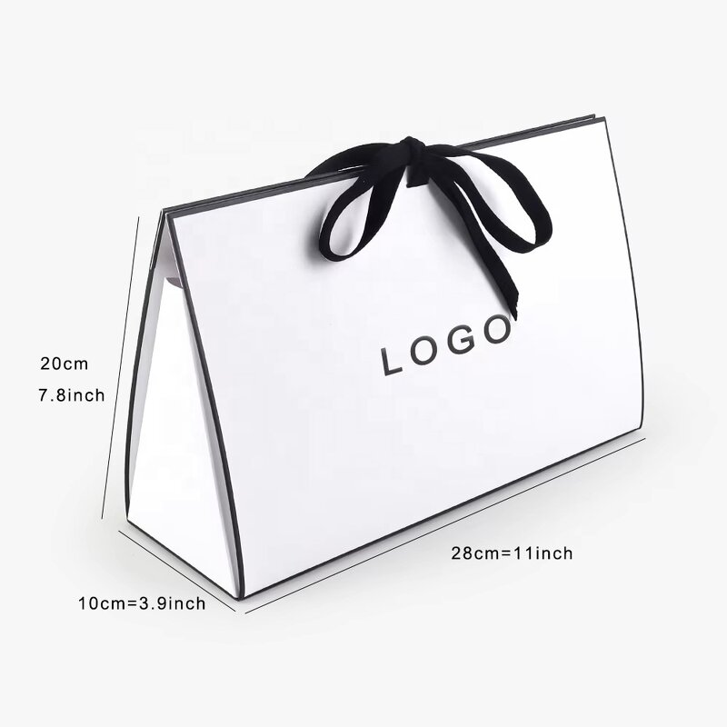 Clothing Boxes Manufacturer - White Cardboard Foldable Personal Logo