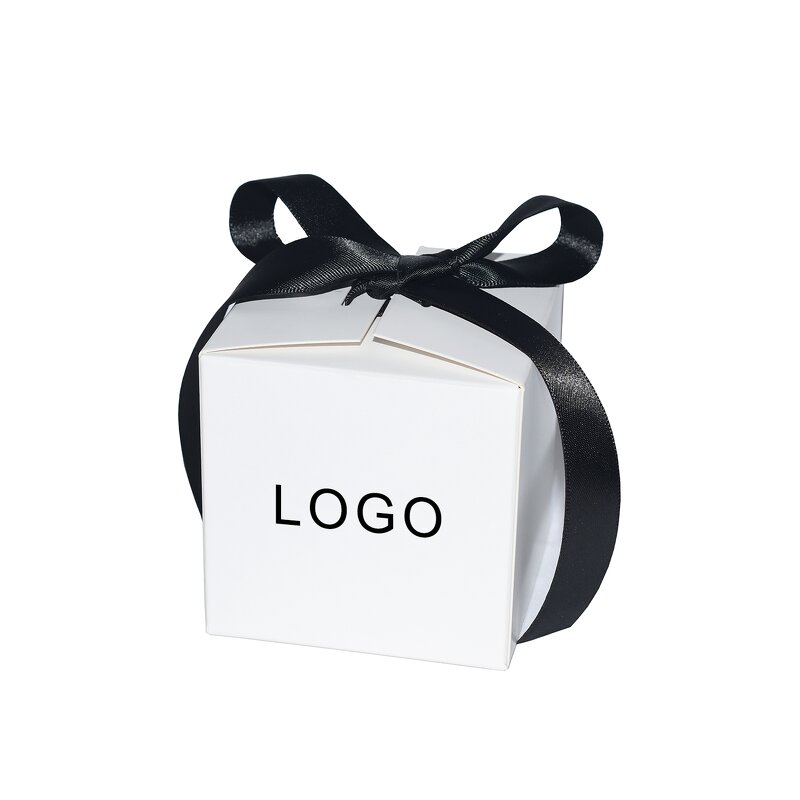 Gift Box Manufacturer - Square White Custom Fold Packaging for Guest