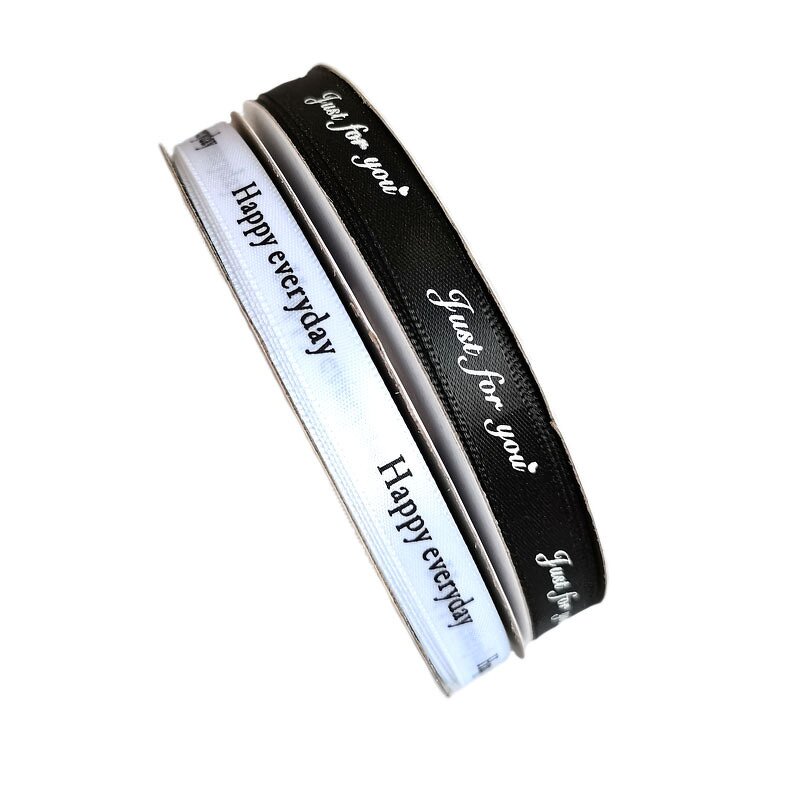 Gift Ribbons Manufacturer - Customization 12mm 100 Yard Black for Flowers