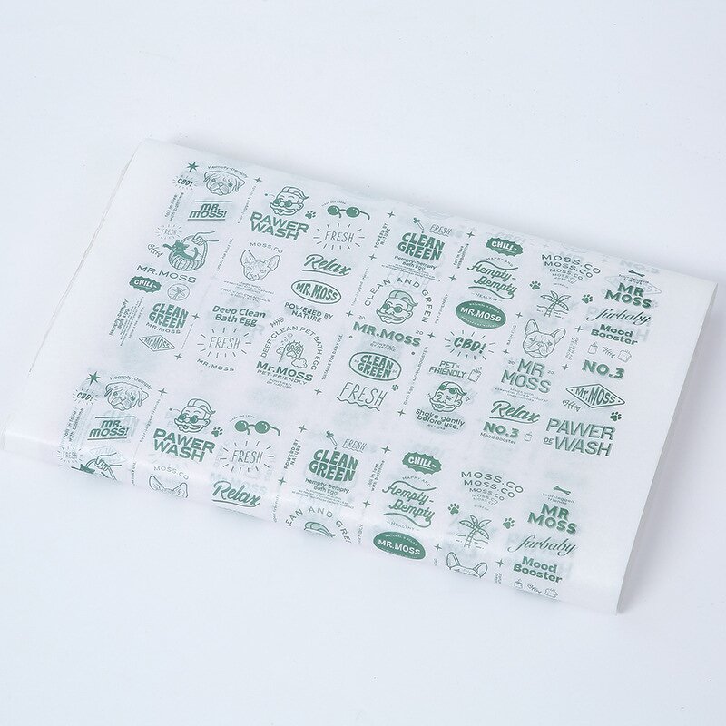 Wrapping Tissue Paper Manufacturer - Green Writing Pack for Clothing
