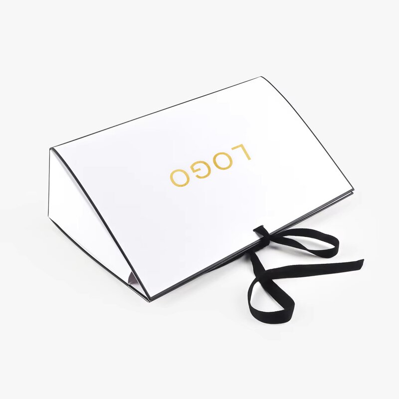 Clothing Boxes Manufacturer - White Cardboard Foldable Personal Logo