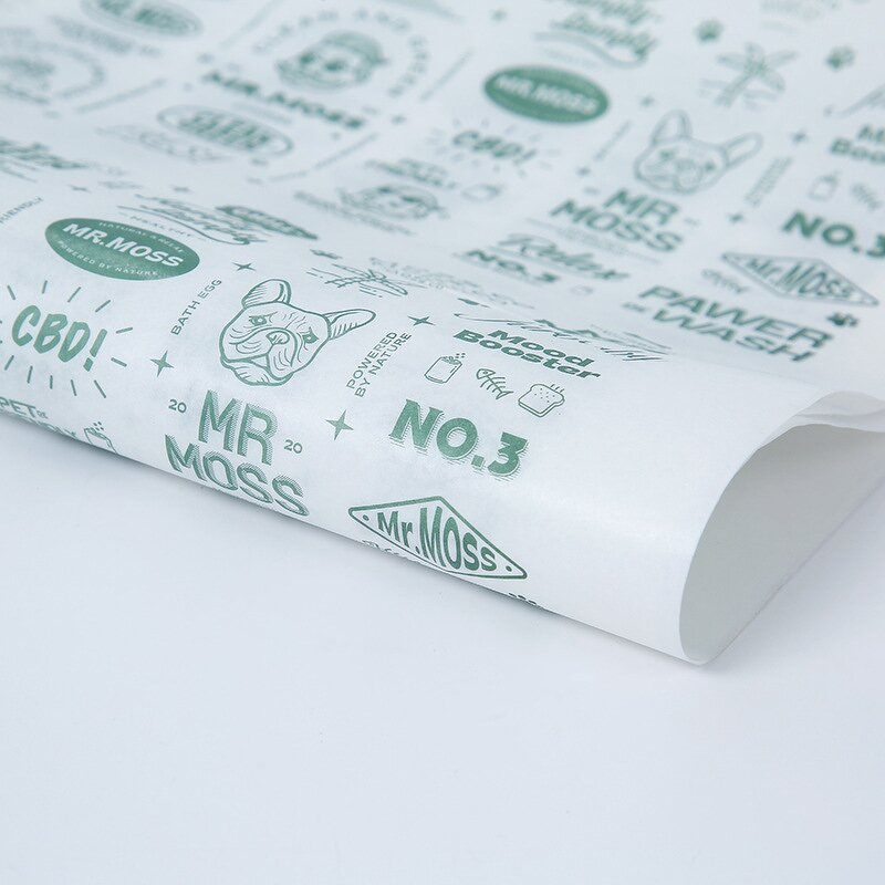 Wrapping Tissue Paper Manufacturer - Green Writing Pack for Clothing