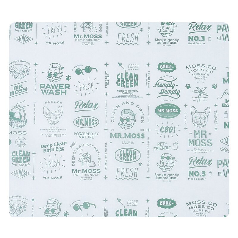 Wrapping Tissue Paper Manufacturer - Green Writing Pack for Clothing