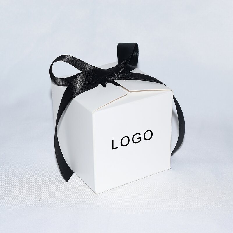 Candy Box Manufacturer - White Cardboard Vintage Small Size Custom Logo