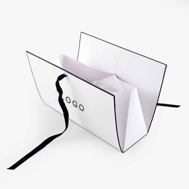 Clothing Boxes Manufacturer - White Cardboard Foldable Personal Logo