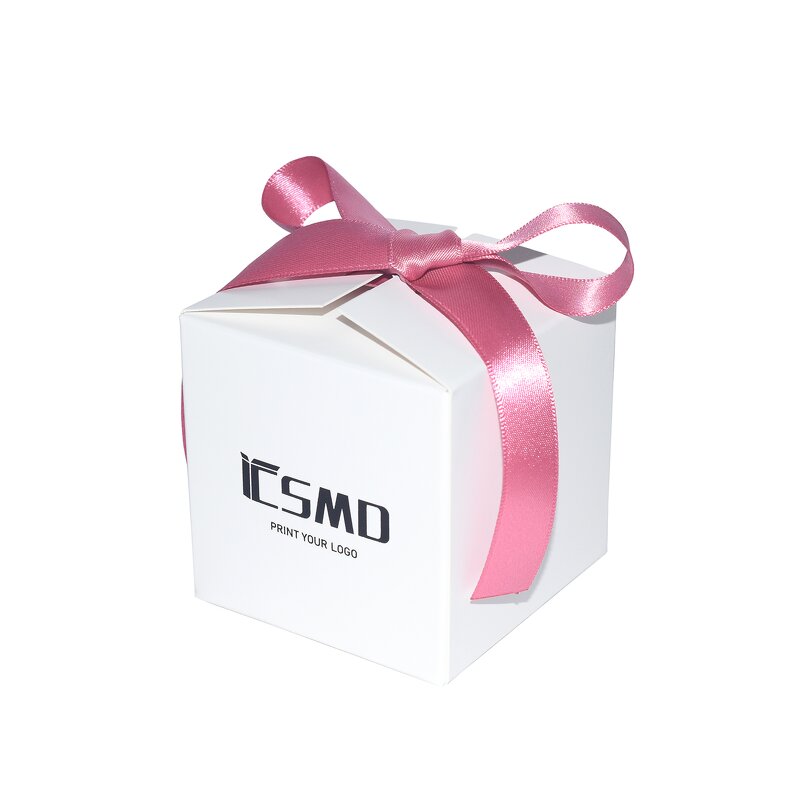 Souvenirs Paper Box Manufacturer - Foldable Square White Customization