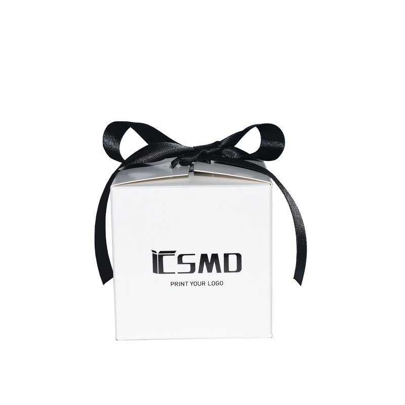 Chocolate Boxes Manufacturer - White Cardboard Square with Bows for Parties