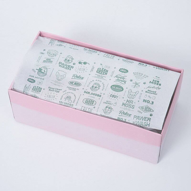 Wrapping Tissue Paper Manufacturer - Green Writing Pack for Clothing