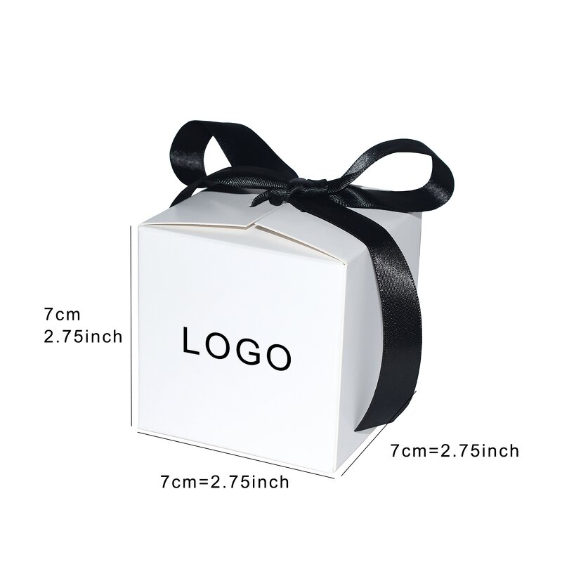 Gift Box Manufacturer - Square White Custom Fold Packaging for Guest