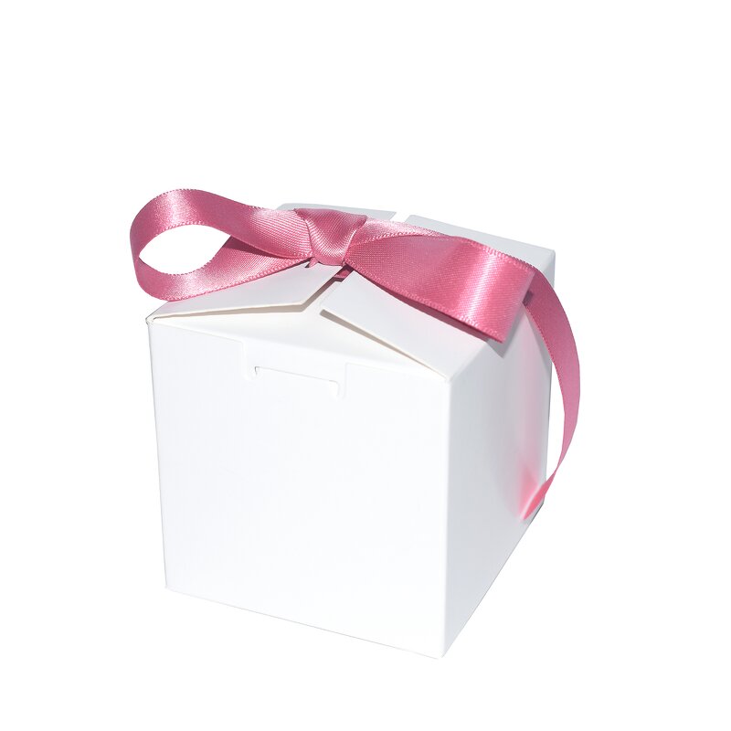 Souvenirs Paper Box Manufacturer - Foldable Square White Customization