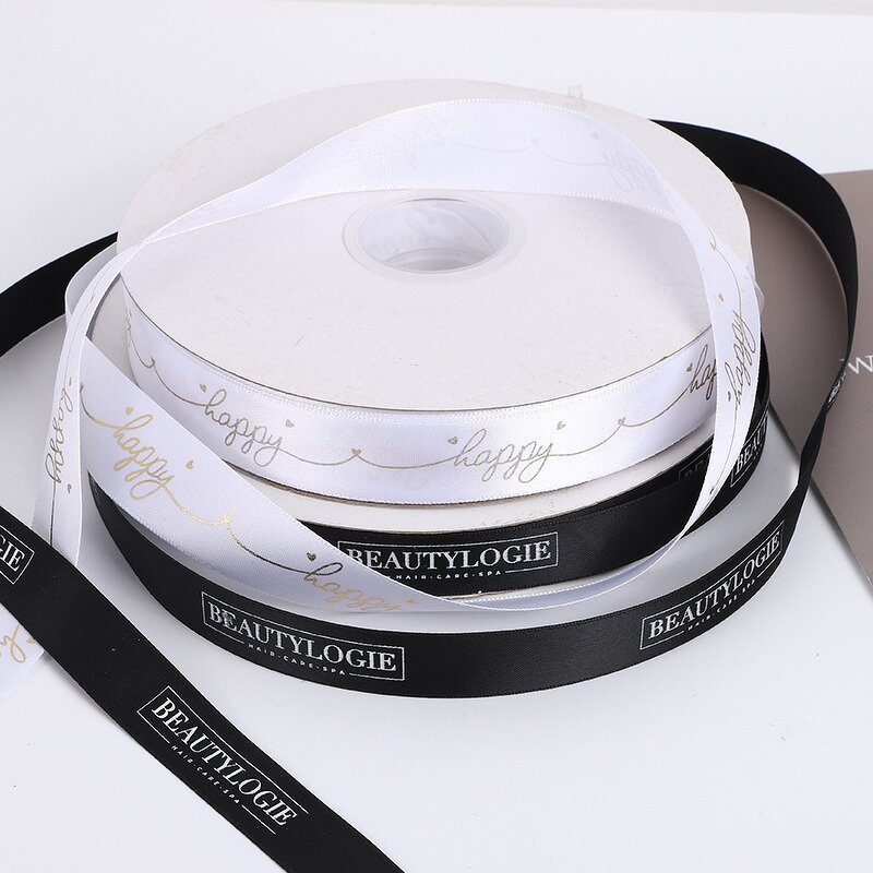 Gift Ribbons Manufacturer - Customization 12mm 100 Yard Black for Flowers