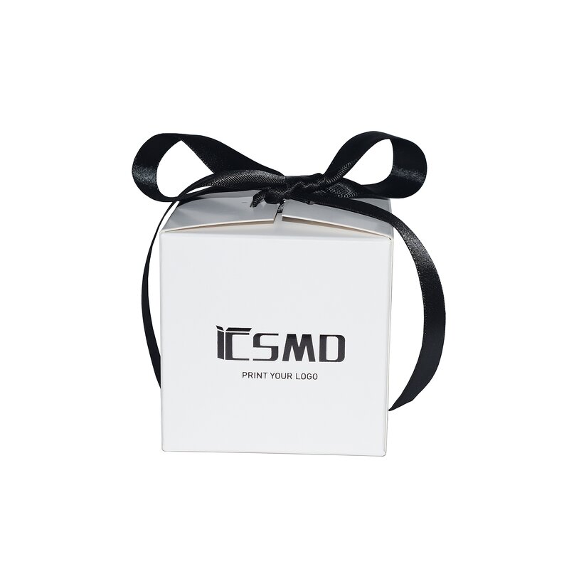 Gift Box Manufacturer - Square White Custom Fold Packaging for Guest