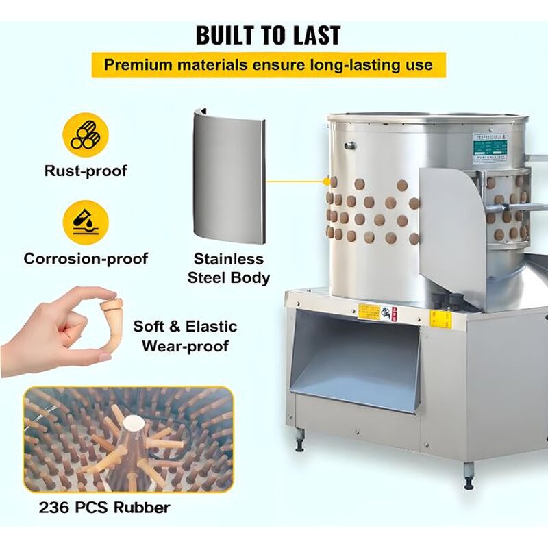 Bird Feather Plucking Machine - Manufacturer - Pigeon Defeathering Pure Copper Motor Core Bearing