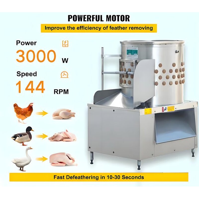 Bird Feather Plucking Machine - Manufacturer - Pigeon Defeathering Pure Copper Motor Core Bearing