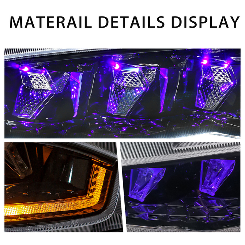 LED Headlamp Assembly - Manufacturer - 6000K 10th Gen 2016-2020 Plug & Play Dynamic