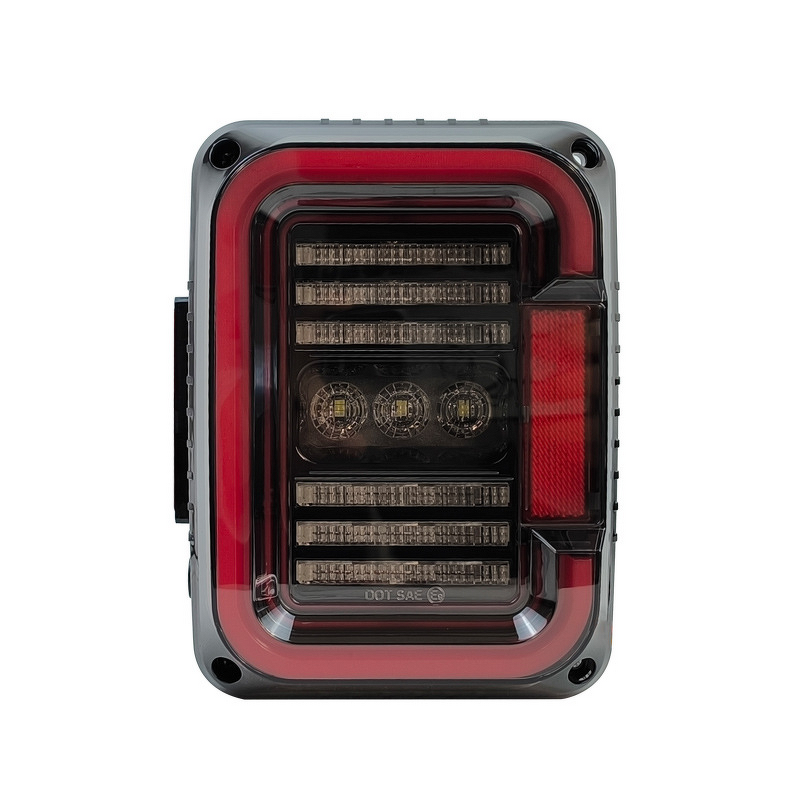 LED Tail Light Assembly - Manufacturer - JK/JL 12V 30W 8th Gen Tunnel Design Reversing