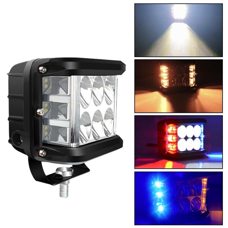LED Work Light Bar - Manufacturer - 4" Mini Offroad Blue 12V Car Truck Boat SUV ATV 36W