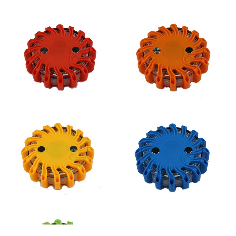 LED Road Flares - Manufacturer - V16 USB Rechargeable 9 Modes IP67 Magnetic Car Safety