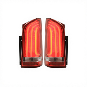 LED Tail Light Assembly - Manufacturer - Mercedes Vito 16-21 V260 Red Lens Flowing Turn