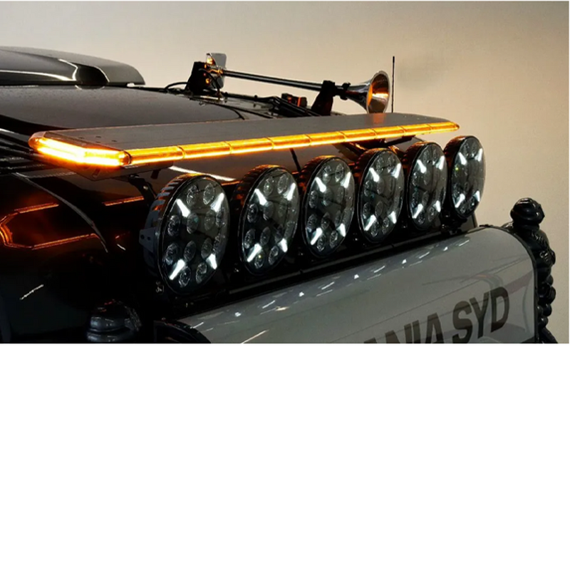 Off Road LED Light - Manufacturer - 120W 9inch Amber DRL 6000LM 4000K Round Car Lamp