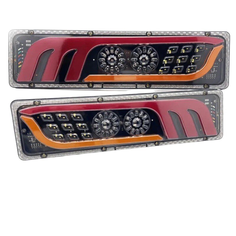 LED Rear Taillight - Manufacturer - DQ DQTL-131 24V Waterproof Truck Electronic Brake Red