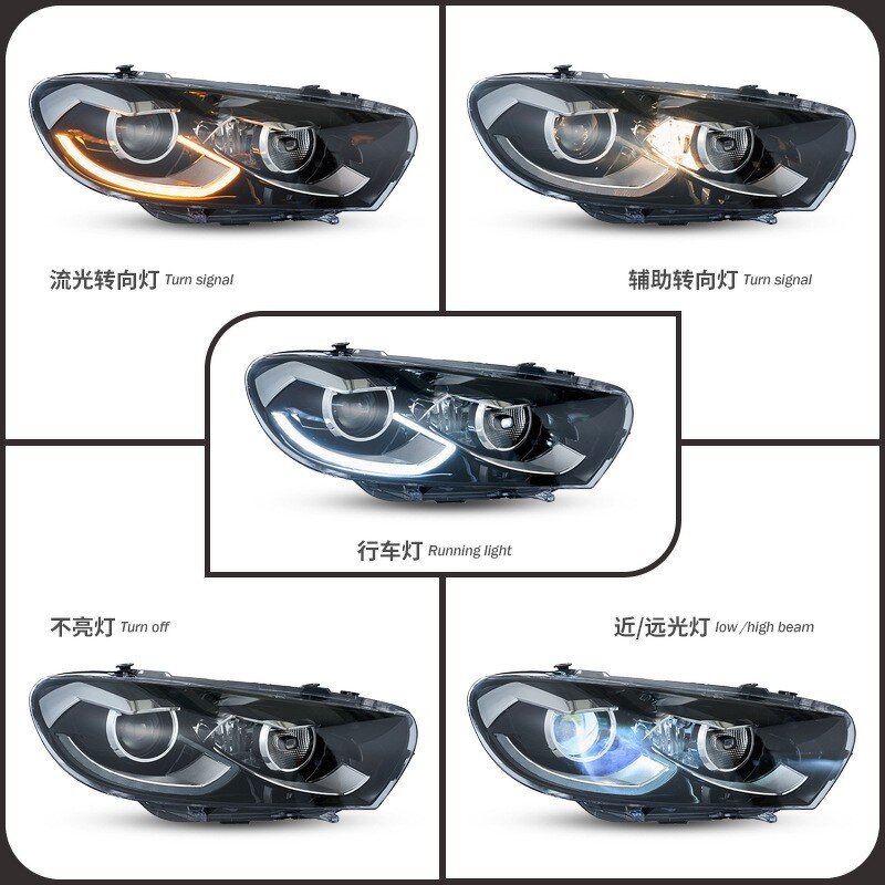 Car Headlamps - Manufacturer - Scirocco 2009-2017 Original Xenon Lens 12V 6500K Plug Play