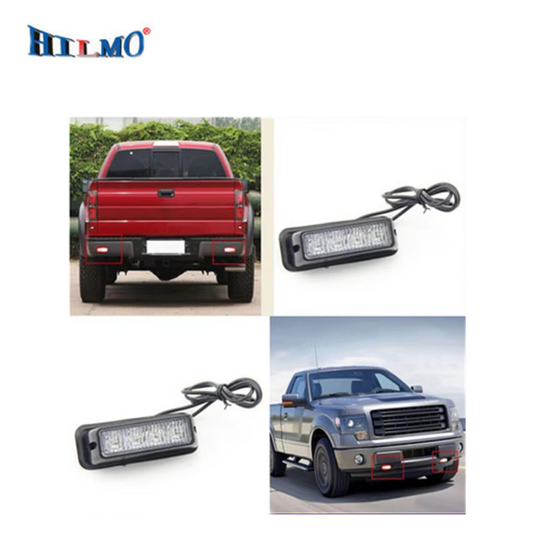 3LED Strobe Light - Manufacturer - Ice Blue Europe Indonesia Motorcycle Vehicle Grille