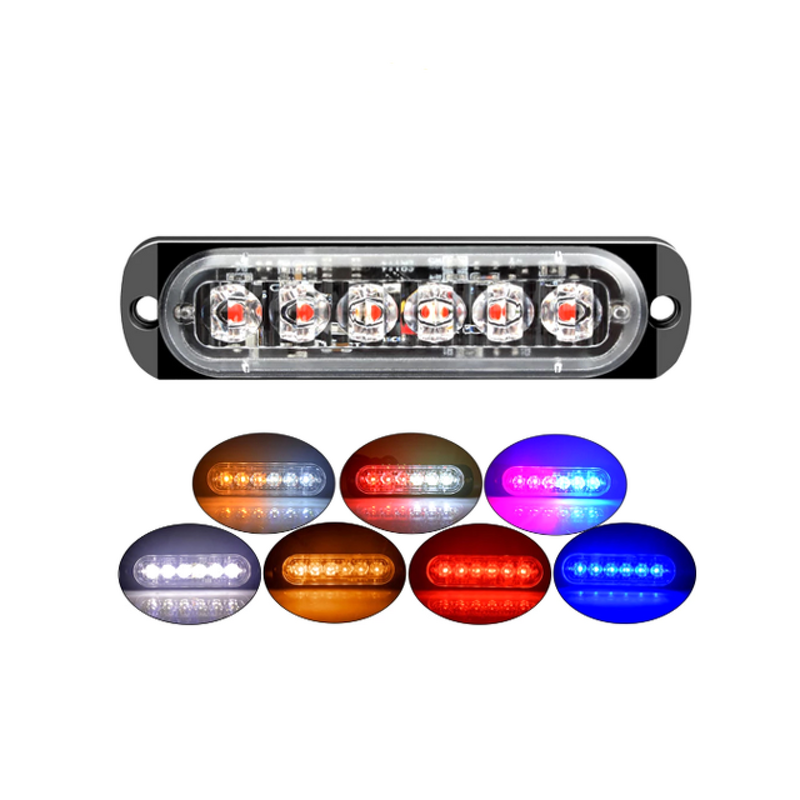 Warning Strobe Light - Manufacturer - HILMO 6Led 18W 3030 12V/24V Truck SUV Multi-Modes