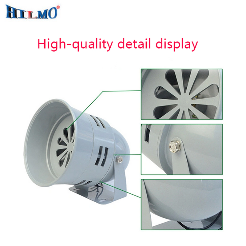 Mini Motor Siren - Manufacturer - DC12V/24V AC110V/220V Plastic Iron Fire Mine Alarm