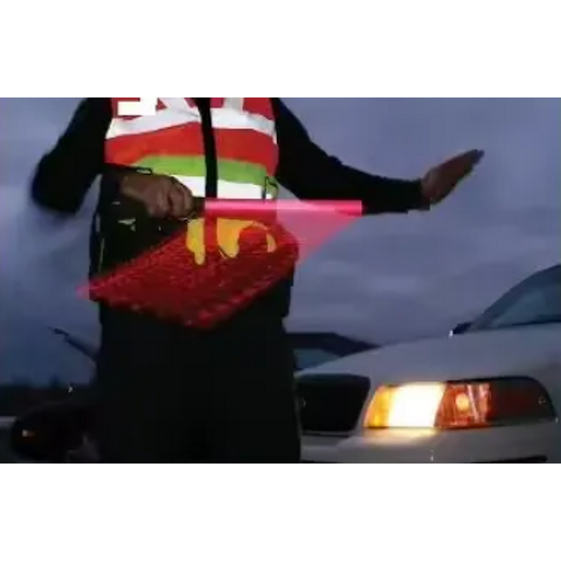 Traffic Control Baton - Manufacturer - HILMO TB11 6pcs Red LED Flashing D Battery Wands