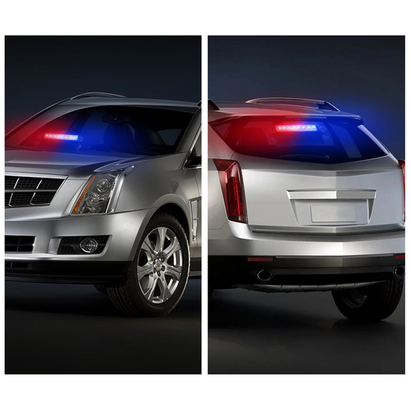 Car Dash Strobe Light - Manufacturer - HILMO 8 LED Day Running Flash 12V Truck Emergency