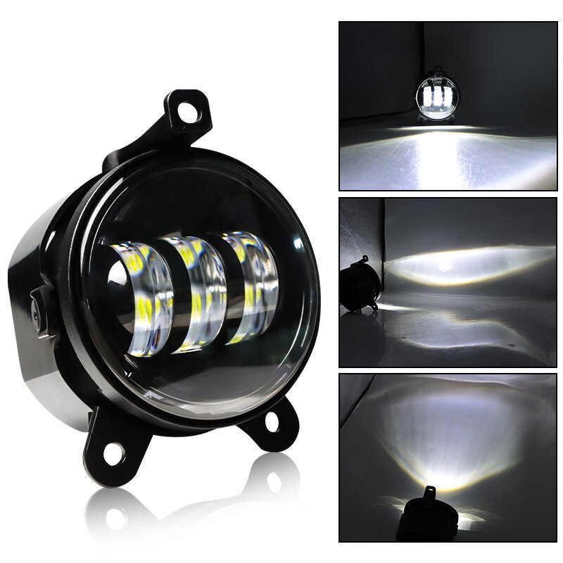 LED Fog Lamp - Manufacturer - 3.5 Inch 60W 6000lm DRL Angel Eye Halo Ring 12V Waterproof