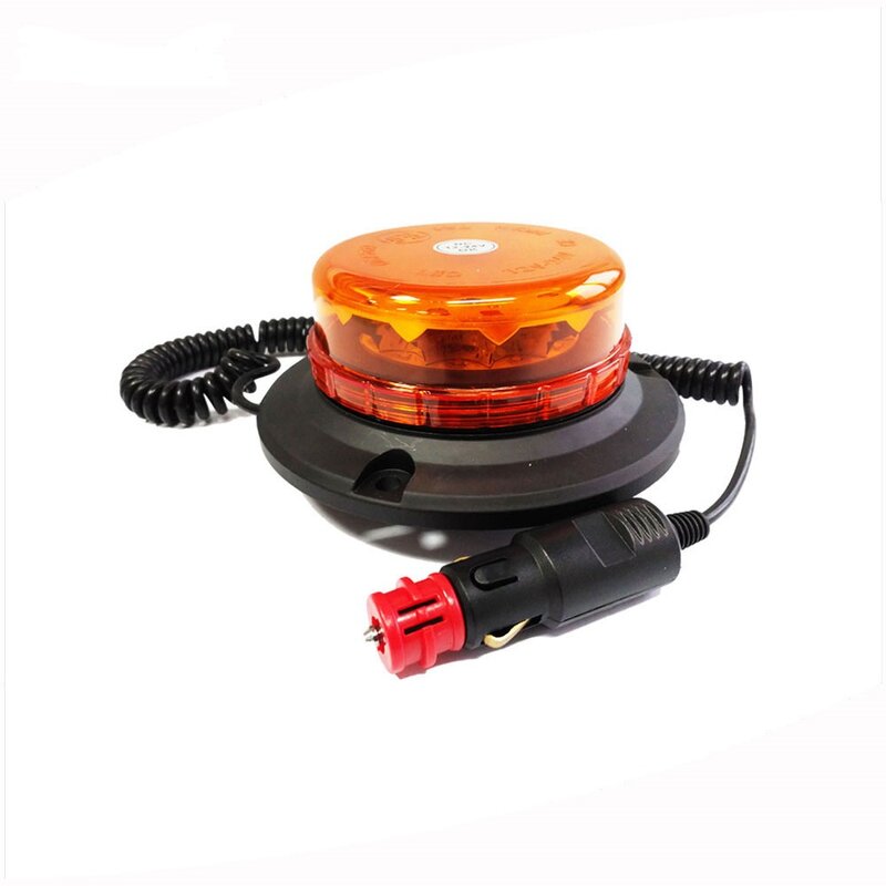 LED Beacon Light - Manufacturer - IP66/SAE 24V Amber School Bus Truck Car Emergency Strobe