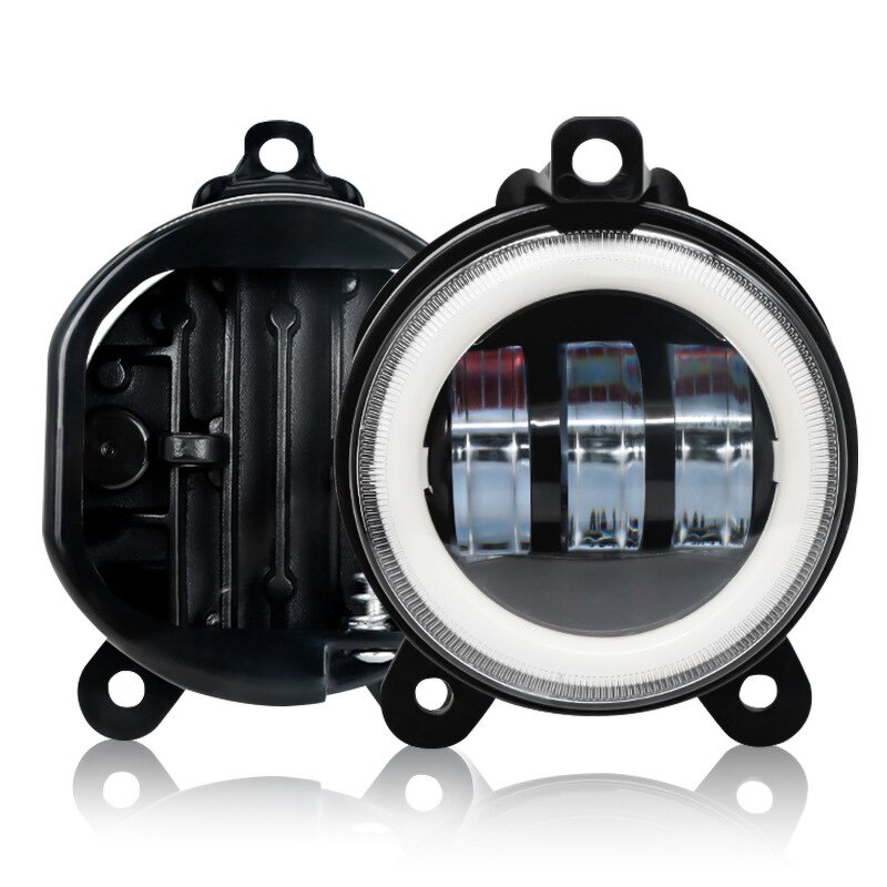 LED Fog Lamp - Manufacturer - 3.5 Inch 60W 6000lm DRL Angel Eye Halo Ring 12V Waterproof