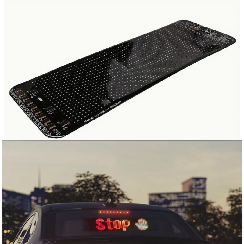 RGB LED Matrix Panel - Manufacturer - Custom Animation 24V Programmable Devil Eye App Logo