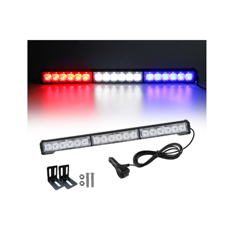 LED Strobe Light Bar - Manufacturer - Hilmo LED-002 12W 365 Days Red Blue Car Truck Warn