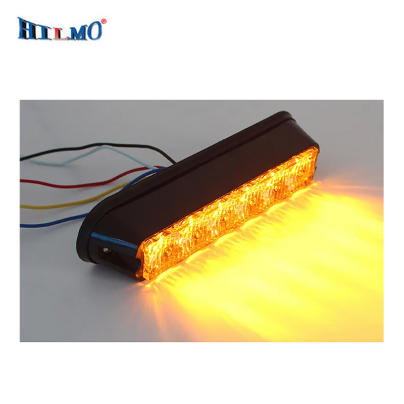 Mult-Color LED Dash Light - Manufacturer - HILMO R65 3W Flashing Grille Emergency Warn